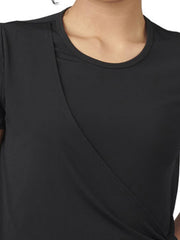 Edwards Garment - Women's Pocketless Soft Wrap Blouse