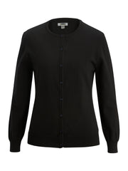 Edwards Layering - Women's Pocketless Twinset Cotton Cardigan & Shell