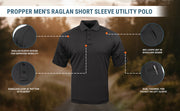 Propper Men's Raglan Utility Short Sleeve Polo