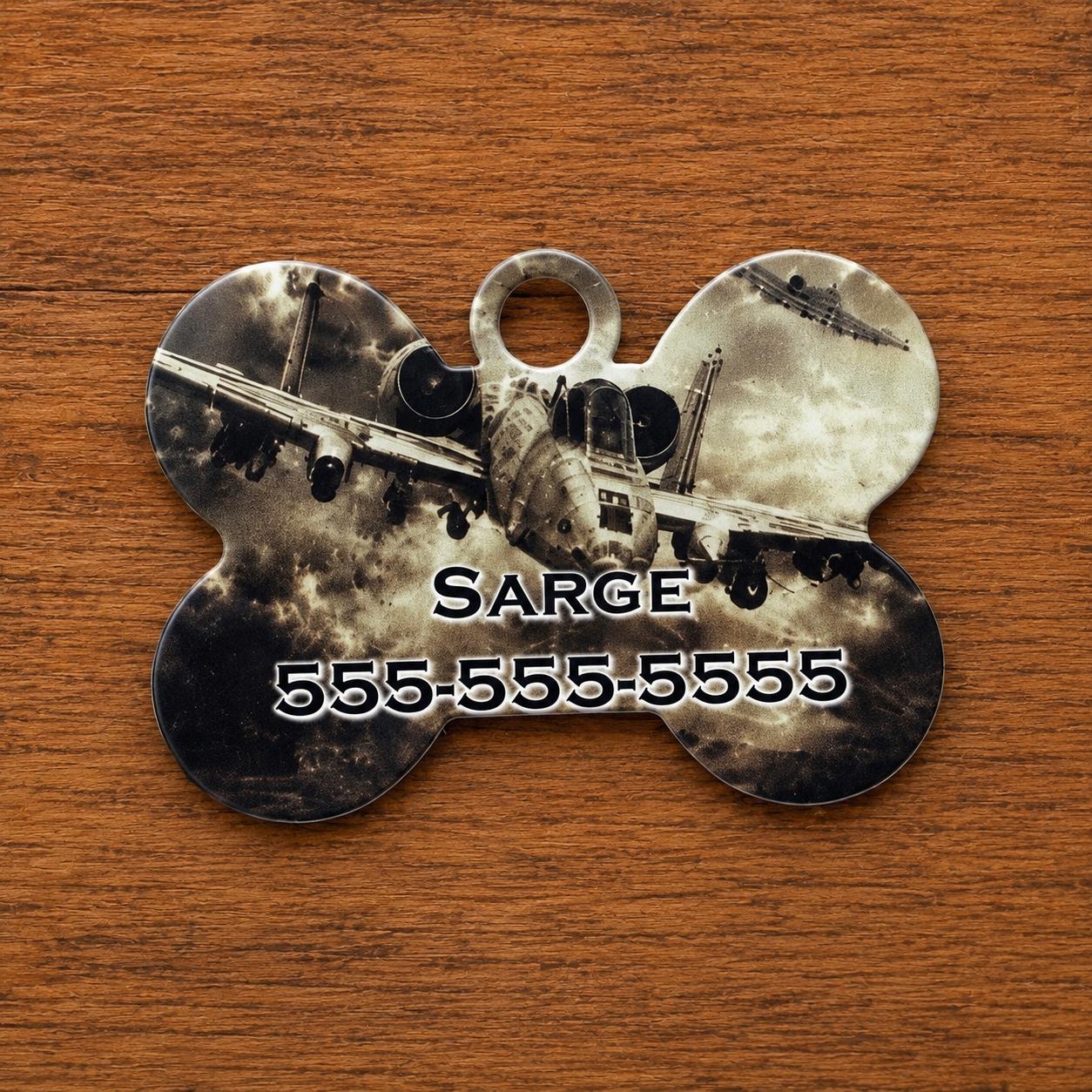 Personalized Pet ID Tag with Name and Phone Number