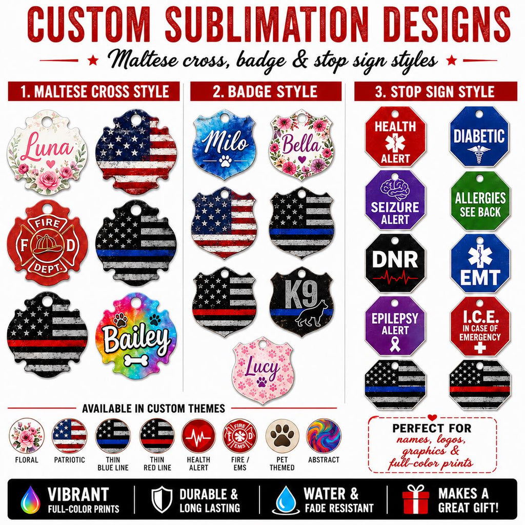 Custom Specialty Identification Tag