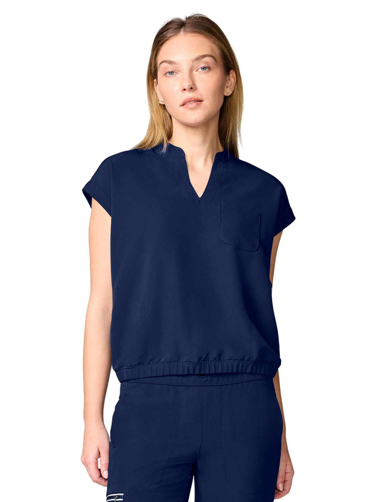 Healing Hands - HH 360 - Women's 3-Pocket Mandarin Collar Crop Top