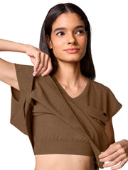 HH Quest - Women's One-Pocket Built In Bra Dolman Top