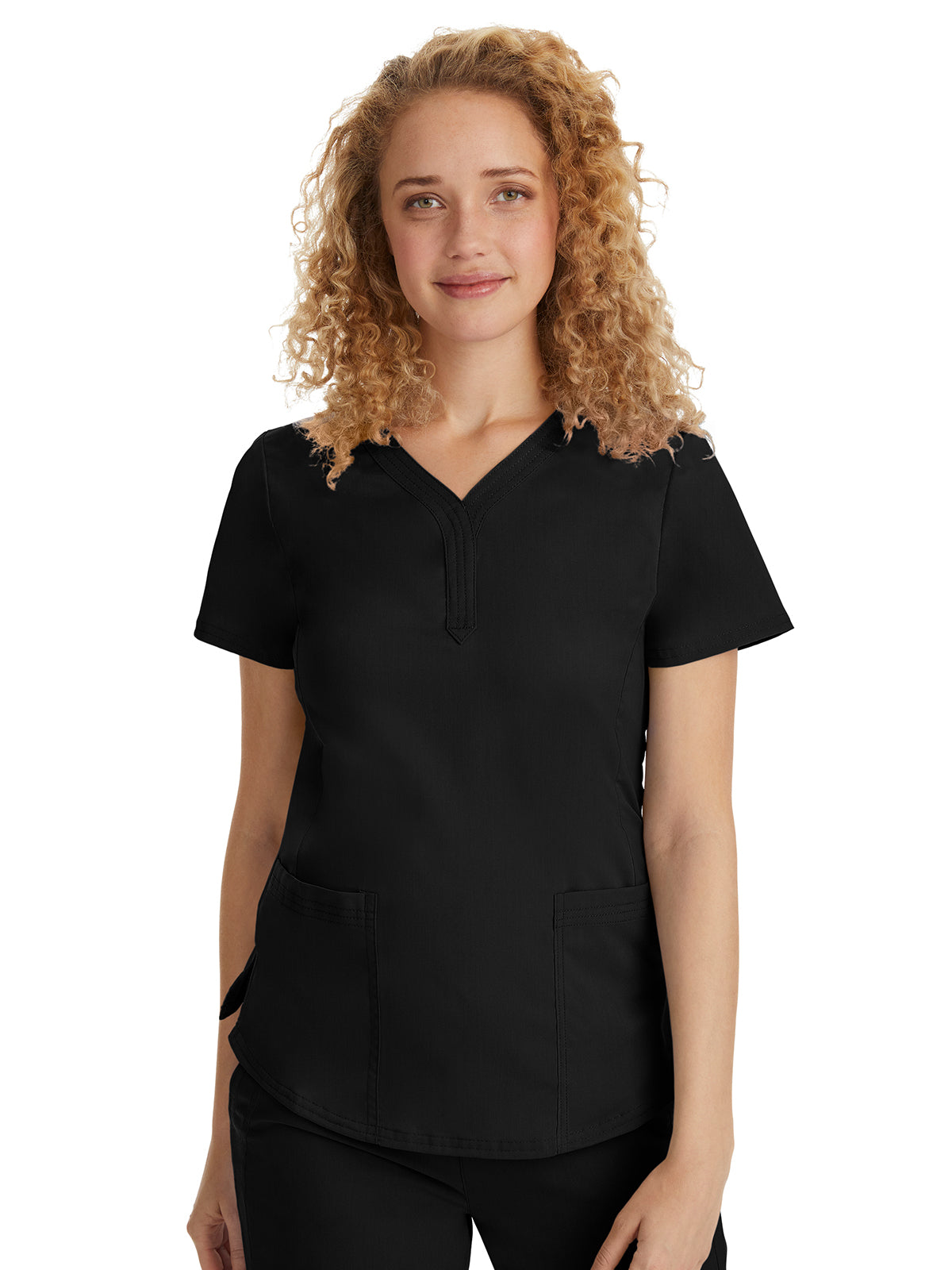 Healing Hands - HH Purple Label - Women's 2-Pocket Jane Triple-Needle Stitching Top