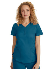 Healing Hands - HH Purple Label - Women's 2-Pocket Jane Triple-Needle Stitching Top