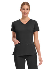 Healing Hands - HH Purple Label - Women's 2-Pocket Juliet Stylish V-Neck Top