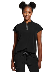 Healing Hands - 360 - Women's 2-Pocket Sandy Mandarin Collar Top