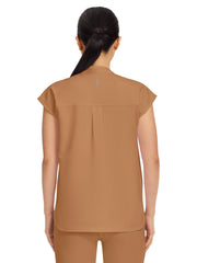 Healing Hands - 360 - Women's 2-Pocket Sandy Mandarin Collar Top