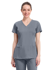 Healing Hands - HH Works - Women's 4-Pocket Monica V-Neck Top