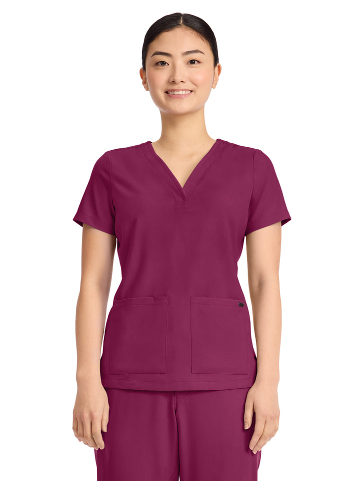 Healing Hands - HH Quest - Women's 3-Pocket Y-Neck Top