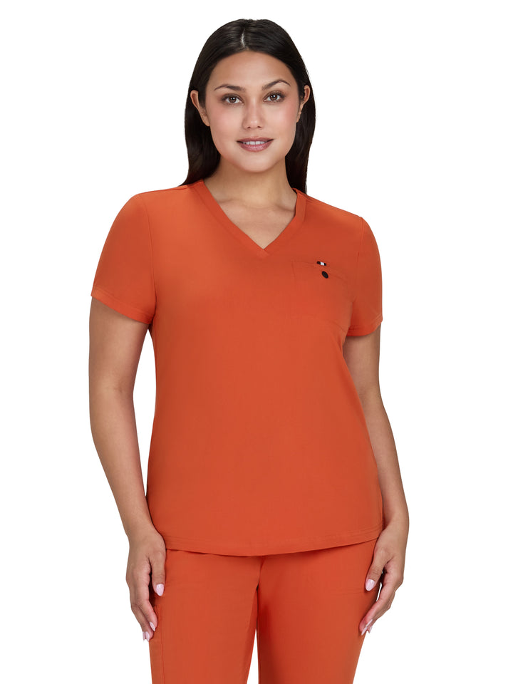 koi - Next Gen - Women's One-Pocket Tuck-In Ready to Work Top