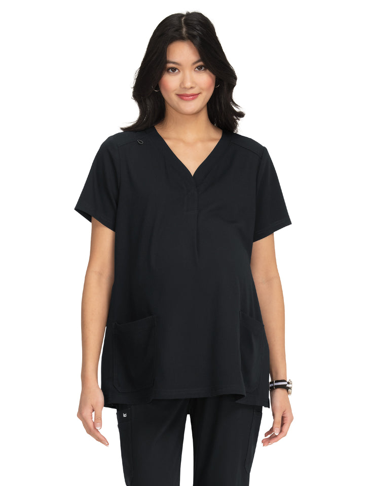 koi - Next Gen - Women's Two-Pocket Maternity Onboard Top