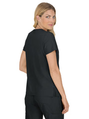 koi - Basics - Women's Four-Pocket Stretch V-Neck Becca Top