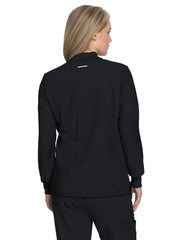 koi - Next Gen - Women's Four-Pocket Zipper Front Stretch Always in Motion Jacket
