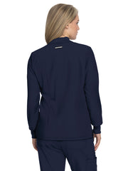 koi - Next Gen - Women's Four-Pocket Zipper Front Stretch Always in Motion Jacket