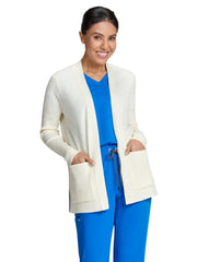 koi - Essentials - Women's Two-Pocket Geometric Knit Kori Sweater