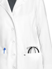 koi - Essentials - Women's Three-Pocket Button-Front 31.5" Hema Lab Coat