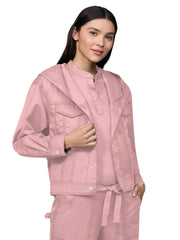 koi- Classics - Women's Four-Pocket Nyra Cognac Jacket