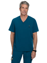 koi - Next Gen - Men's One-Pocket V-Neck Tuck-In On Call Top