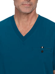 koi - Next Gen - Men's One-Pocket V-Neck Tuck-In On Call Top