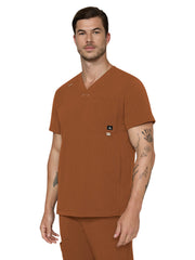 koi - Solis - Men's Four-Pocket V-Neck Caldwell Scrub Top