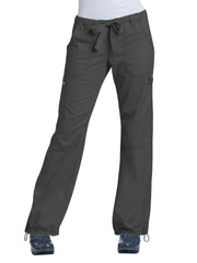 koi - Classics - Women's Seven-Pocket Adjustable Drawstring Lindsey Cargo Pant