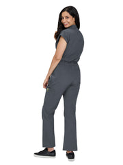koi - Solis - Women's Nine-Pocket Zipper Front Boot Cut Anja Jumpsuit