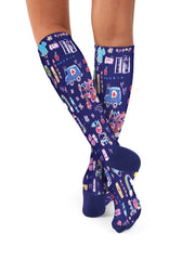 koi - Classics - Antimicrobial Compression Socks, 1 Pair