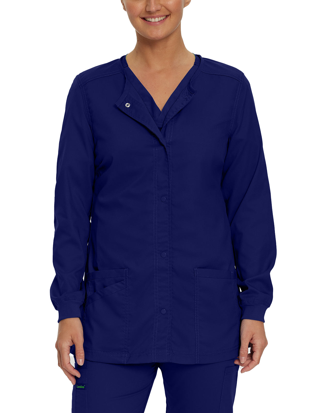 Landau - ProFlex - Women's Three-Pocket Snap Front Jacket