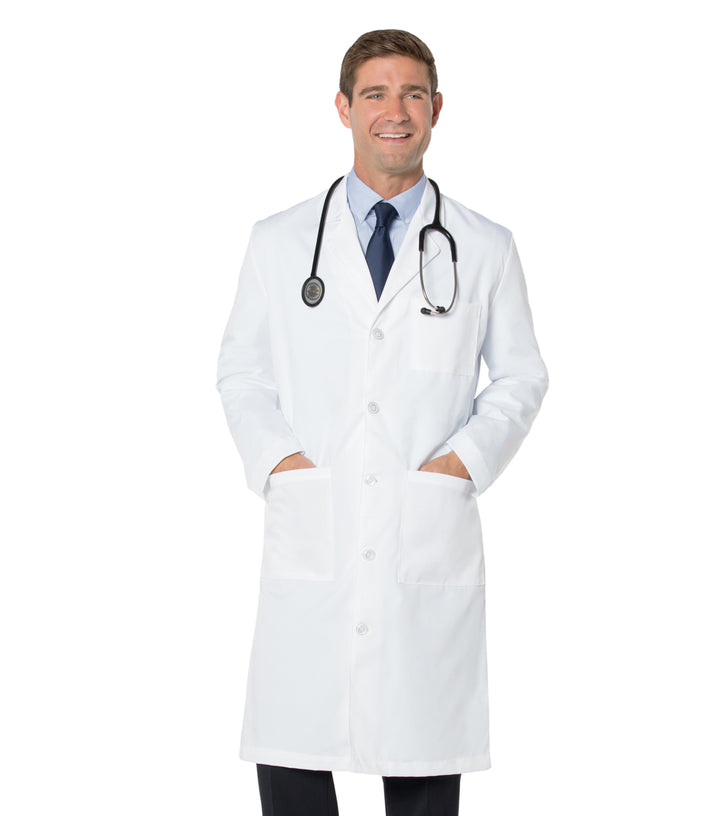 Landau - Essential Lab Coats - Men's Three-Pocket 43.5" Full-Length Lab Coat