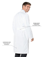 Landau - Essential Lab Coats - Men's Three-Pocket 43.5" Full-Length Lab Coat