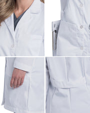 Landau - Essential Lab Coats - Women's Five-Pocket 38" Full-Length Lab Coat
