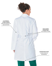 Landau - Essential Lab Coats - Women's Five-Pocket 36.5" Full-Length Tablet Lab Coat