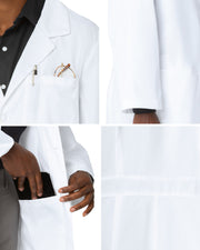 Landau - Essential Lab Coats - Men's Five-Pocket 37" Mid-Length Tablet Lab Coat