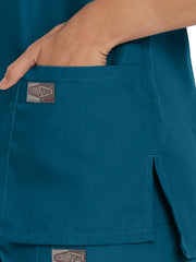 Landau - ScrubZone - Women's Three-Pocket Clean Back V-Neck Top