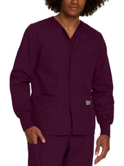 Landau - ScrubZone - Unisex Three-Pocket Snap-Front Warm-Up Jacket