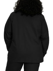 Landau - Essentials - Women's Four-Pocket Crew Neck Warm-Up Jacket