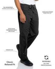 Landau - Essentials - Unisex One-Pocket Reversible High-Rise Waist Pant