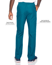 Landau - Essentials - Men's Seven-Pocket High-Rise Elastic Waist Cargo Pant
