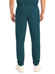 Landau - Forward - Men's Eight-Pocket Mid-Rise Rib-Knit Elastic Waist Cargo Pant