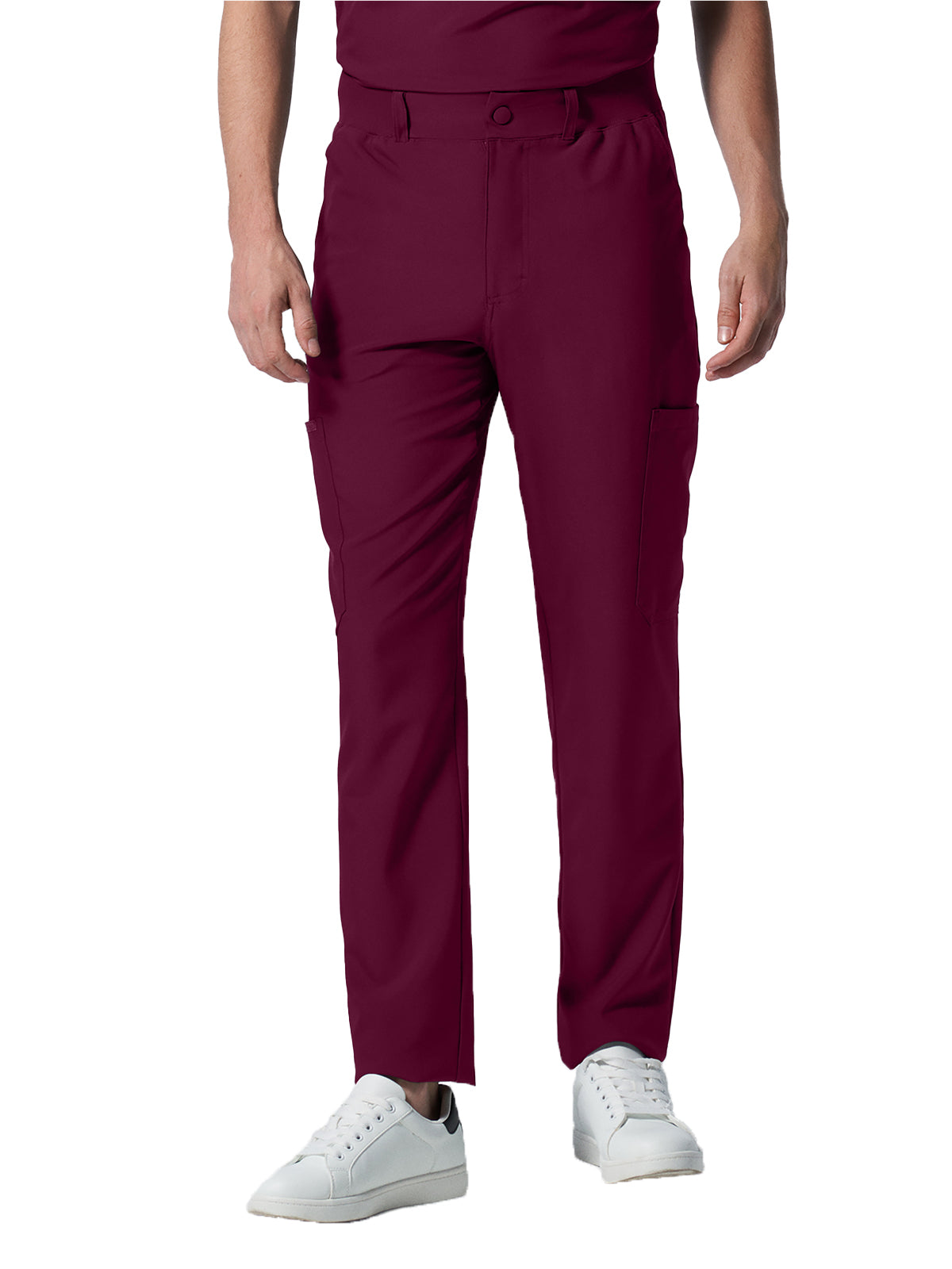 Landau - Forward - Men's Eight-Pocket Mid-Rise Rib-Knit Elastic Waist Cargo Pant