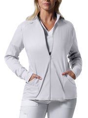 Landau - ProFlex - Women's Three-Pocket Mock Neck Zip-Front Jacket