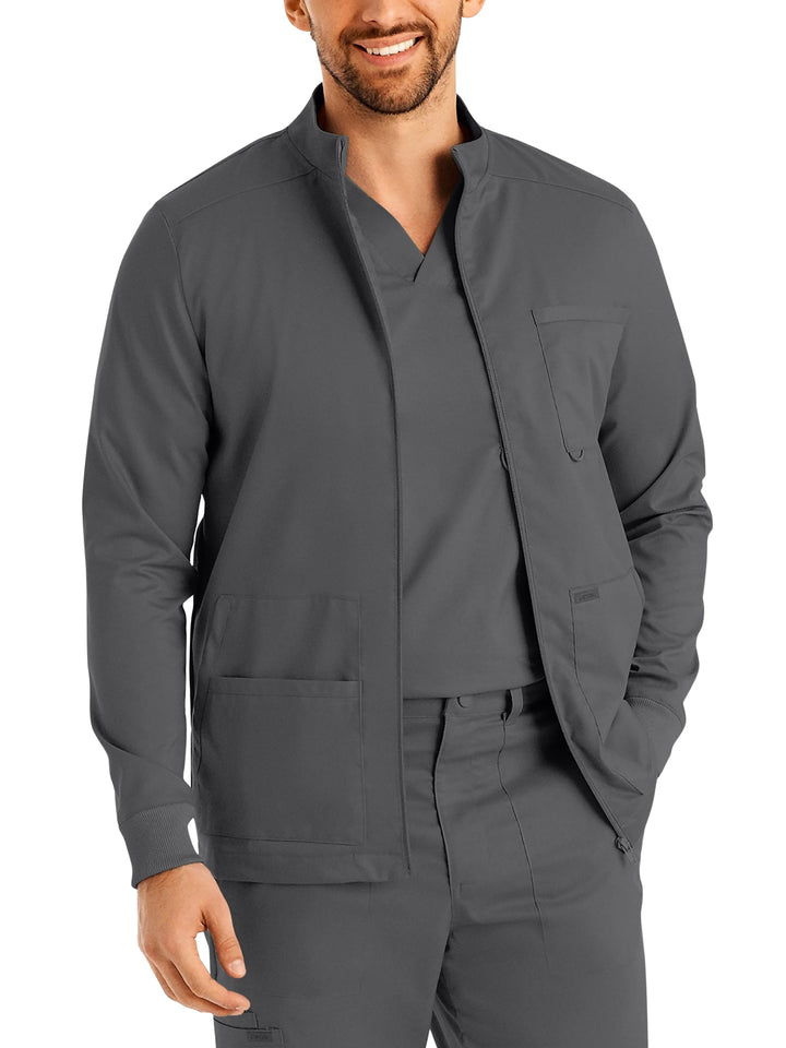 Landau - ProFlex - Men's Four-Pocket Mock Neck Zip-Front Jacket