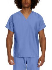 Landau - ScrubZone - Unisex No-Pocket Tuckable V-Neck Top