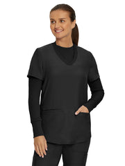 Landau - Forward - Women's One-Pocket Long-Sleeve Crew Neck Underscrub Tee