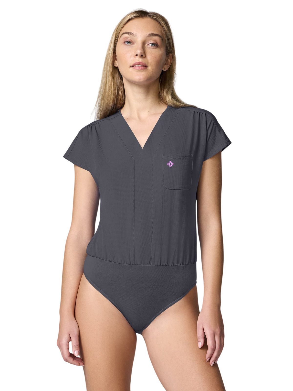 Med Couture - MC AMP - Women's 1-Pocket V-Neck Bodysuit