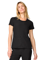 Med Couture - MC AMP - Women's 4-Pocket Round Neck Top