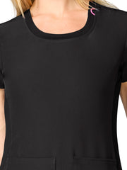 Med Couture - MC AMP - Women's 4-Pocket Round Neck Top