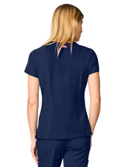 Med Couture - MC AMP - Women's 4-Pocket Round Neck Top