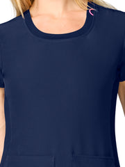 Med Couture - MC AMP - Women's 4-Pocket Round Neck Top